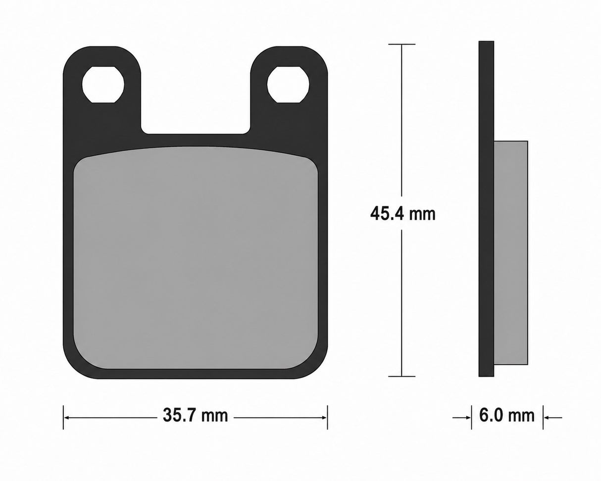 Pastiglie freno per Aprilia, Yamaha marca Accossato codice AGPA18