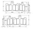 Pastiglie freno per Honda marca Accossato codice AGPA193