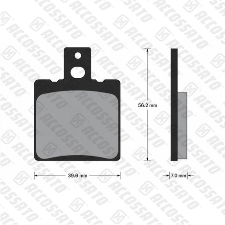Pastiglie freno per Aprilia, Benelli, Ducati, KTM marca Accossato codice AGPA194