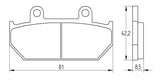 Pastiglie freno per Honda marca Accossato codice AGPA195