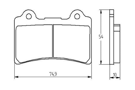 Pastiglie freno per Yamaha marca Accossato codice AGPA197
