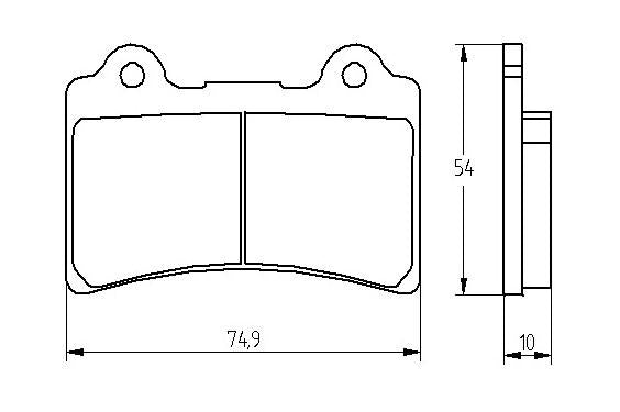 Pastiglie freno per Yamaha marca Accossato codice AGPA197