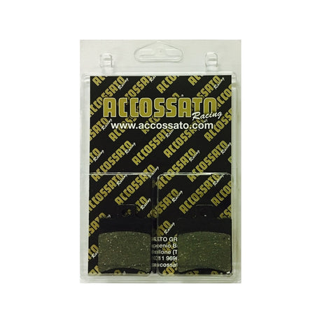 Pastiglie freno per Moto Aprilia, Benelli, Honda, Piaggio, Suzuki, Yamaha marca Accossato codice AGPA198
