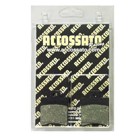 Pastiglie freno per Moto Aprilia, Benelli, Honda, Piaggio, Suzuki, Yamaha marca Accossato codice AGPA198