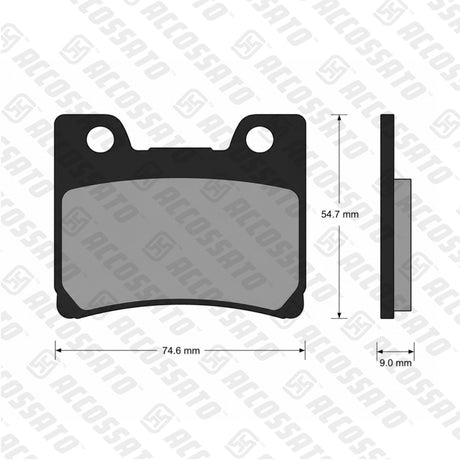 Pastiglie freno per Yamaha marca Accossato codice AGPA199