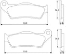Pastiglie freno per Yamaha marca Accossato codice AGPA19