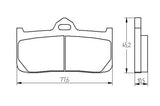 Pastiglie freno per Honda marca Accossato codice AGPA208