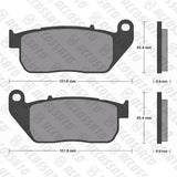 Pastiglie freno per Harley Davidson marca Accossato codice AGPA216