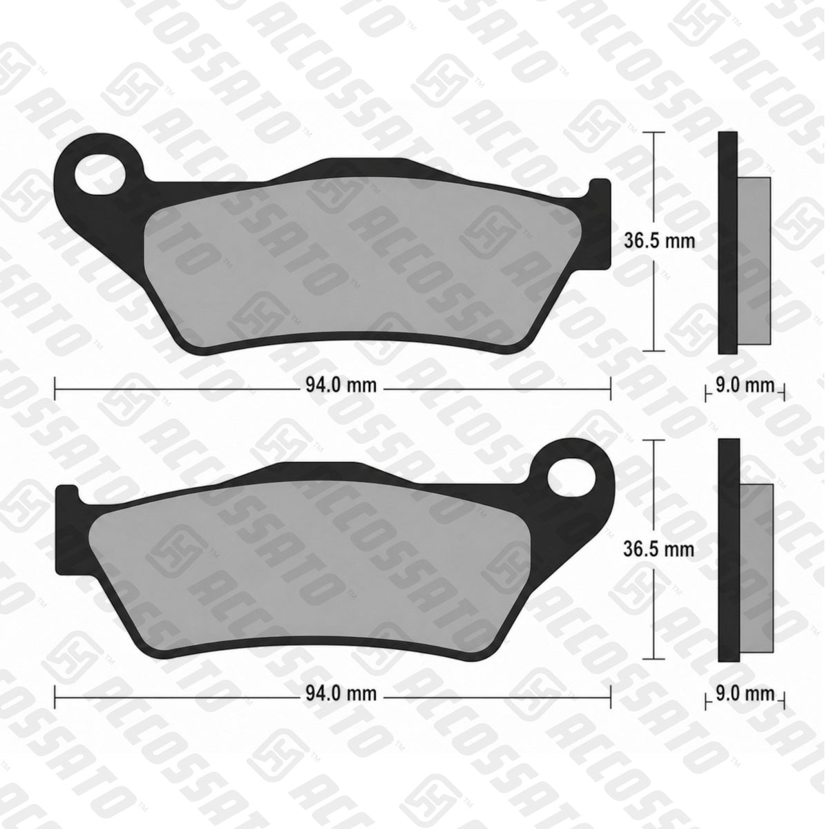 Pastiglie freno per Harley Davidson marca Accossato codice AGPA218