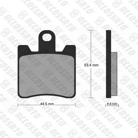 Pastiglie freno per Kawasaki, Suzuki, Yamaha marca Accossato codice AGPA21