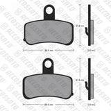 Pastiglie freno per Harley Davidson marca Accossato codice AGPA220