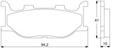 Pastiglie freno per Yamaha marca Accossato codice AGPA22