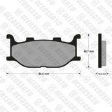 Pastiglie freno per Yamaha marca Accossato codice AGPA22