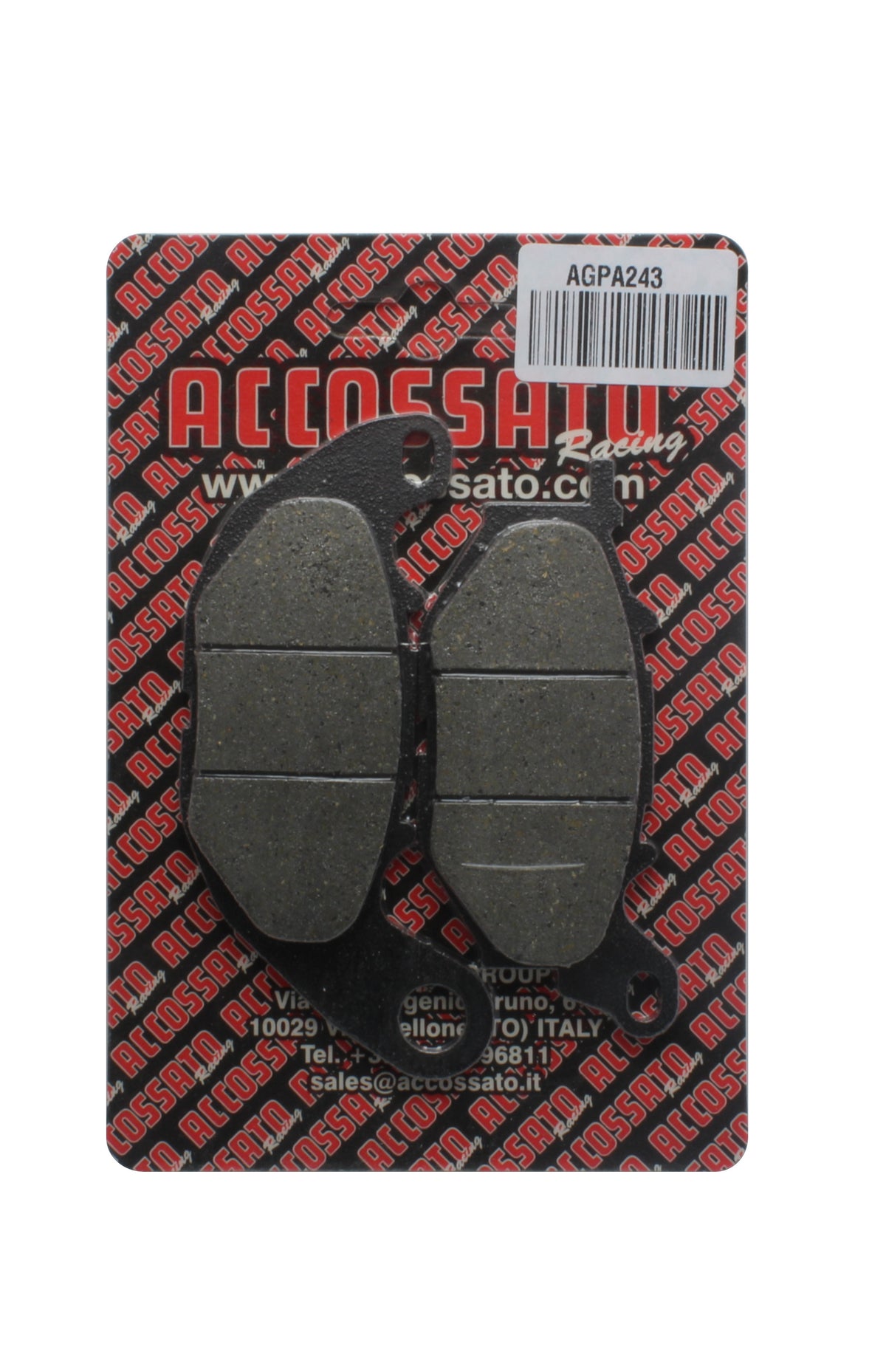 Pastiglie freno per Yamaha marca Accossato codice AGPA243