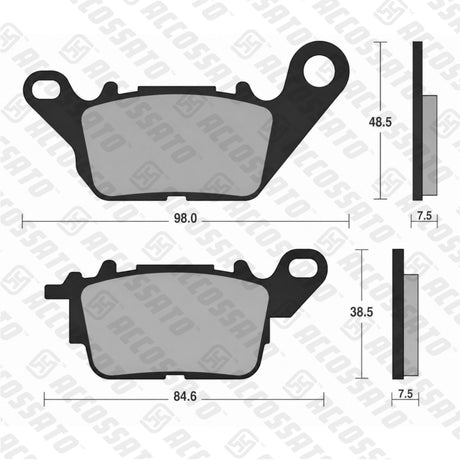 Pastiglie freno per Yamaha marca Accossato codice AGPA248