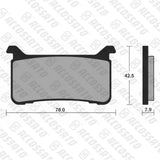 Pastiglie freno per Honda marca Accossato codice AGPA250