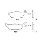 Pastiglie freno per Suzuki marca Accossato codice AGPA251