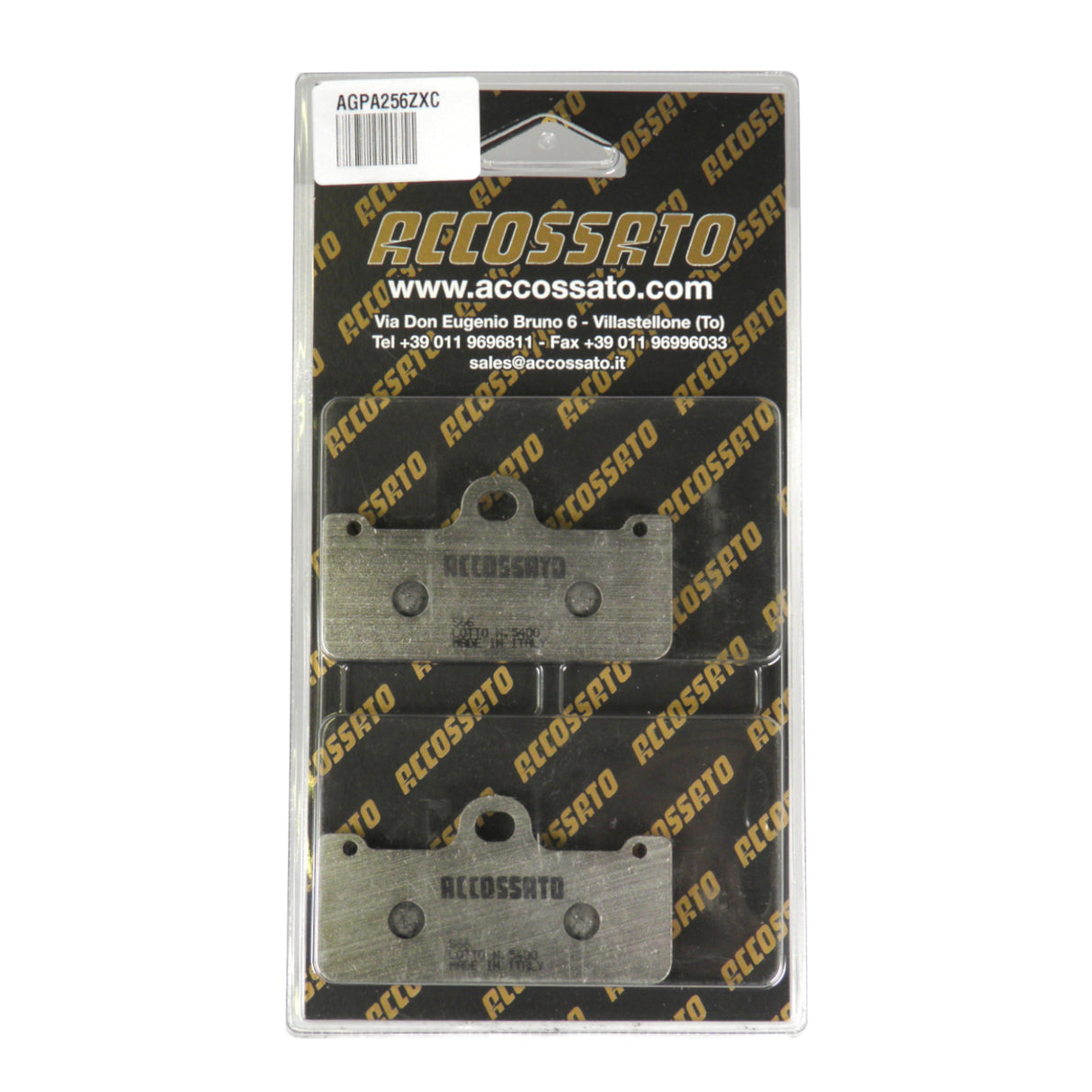 Pastiglie freno per Brembo Racing Calipers marca Accossato codice AGPA256