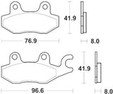 Pastiglie freno per Benelli, Piaggio, Suzuki, Yamaha marca Accossato codice AGPA259