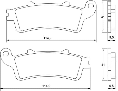 Pastiglie freno per Honda marca Accossato codice AGPA25
