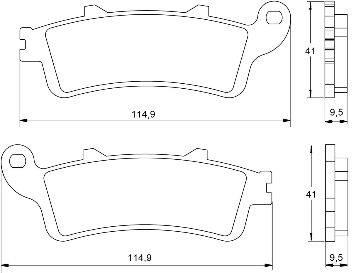 Pastiglie freno per Honda marca Accossato codice AGPA25