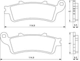 Pastiglie freno per Honda marca Accossato codice AGPA25