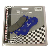 Kit Pastiglie Freno Accossato Per Moto, Mescola Made In Italy, codice AGPA275