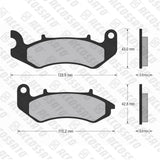 Pastiglie freno per Keeway marca Accossato codice AGPA276
