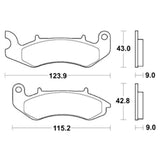 Pastiglie freno per Keeway marca Accossato codice AGPA276