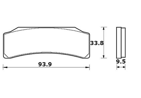 Pastiglie freno per Brembo Racing Calipers marca Accossato codice AGPA281