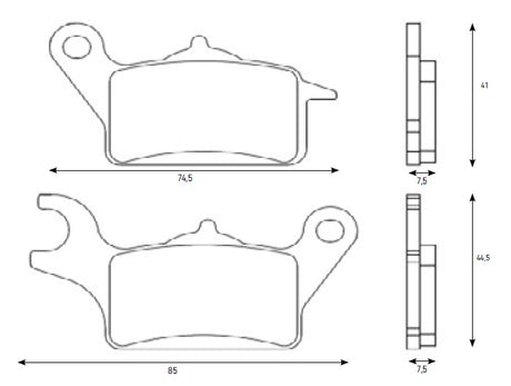 Pastiglie freno per Honda marca Accossato codice AGPA283