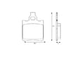 Kit Pastiglie Freno Accossato Per Moto, Mescola Made In Italy, codice AGPA284