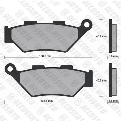 Pastiglie freno per Benelli marca Accossato codice AGPA286