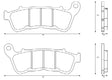 Pastiglie freno per Harley Davidson marca Accossato codice AGPA287