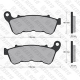 Pastiglie freno per Harley Davidson marca Accossato codice AGPA287