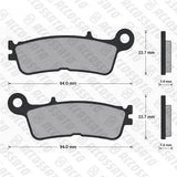 Pastiglie freno per Yamaha marca Accossato codice AGPA288