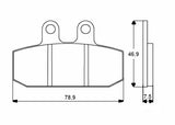 Pastiglie freno per Aprilia, Benelli, Honda marca Accossato codice AGPA28