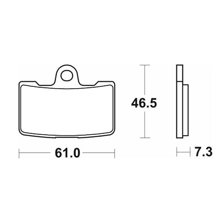 Pastiglie freno per Buell, EBR marca Accossato codice AGPA290