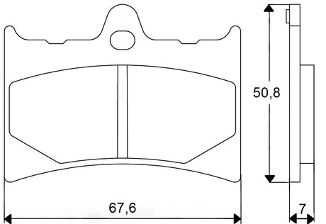 Pastiglie freno per Aprilia, Benelli, KTM marca Accossato codice AGPA33