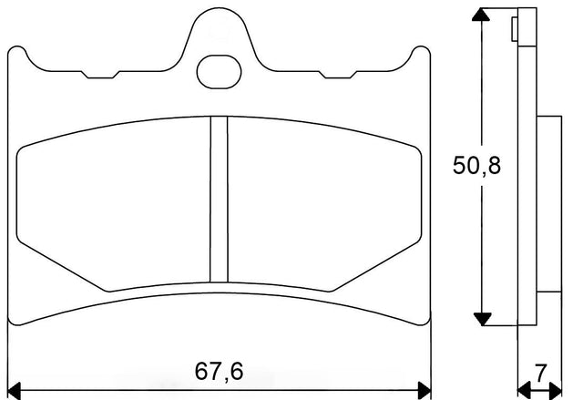 Pastiglie freno per Aprilia, Benelli, KTM marca Accossato codice AGPA33