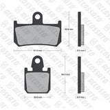 Pastiglie freno per Yamaha marca Accossato codice AGPA36
