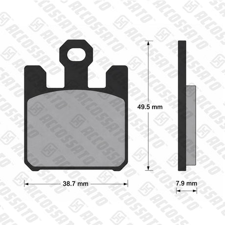 Pastiglie freno per Kawasaki, Suzuki marca Accossato codice AGPA37