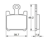 Pastiglie freno per Kawasaki, Suzuki marca Accossato codice AGPA37