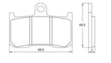 Pastiglie freno per Kawasaki, Suzuki marca Accossato codice AGPA38
