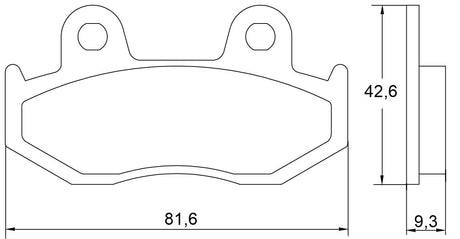 Pastiglie freno per Honda marca Accossato codice AGPA40