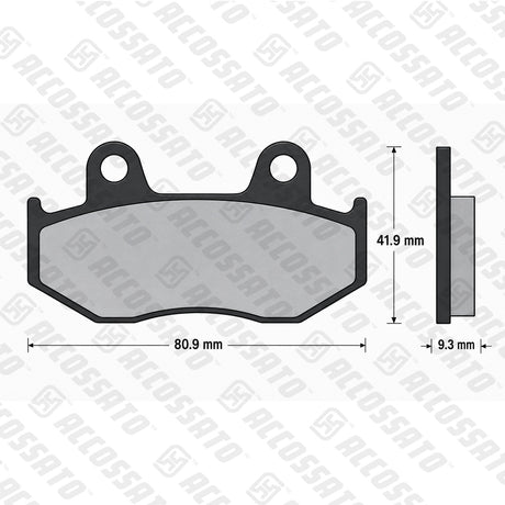 Pastiglie freno per Honda marca Accossato codice AGPA40