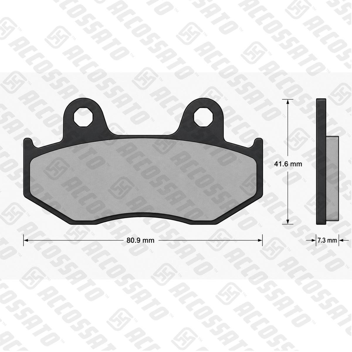 Pastiglie freno per Benelli, Honda marca Accossato codice AGPA41