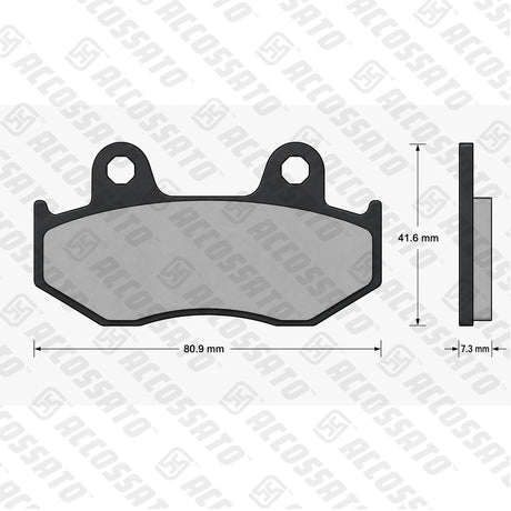 Pastiglie freno per Benelli, Honda marca Accossato codice AGPA41