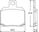 Pastiglie freno per Aprilia, Ducati, Honda, Kawasaki, KTM, Piaggio, Yamaha marca Accossato codice AGPA42