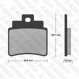 Pastiglie freno per Arctic Cat, Gilera, Kymco, SYM marca Accossato codice AGPA43